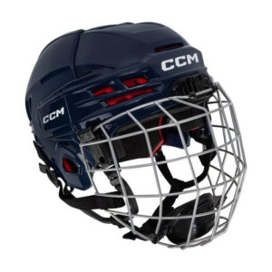 CCM Tacks 70 YTH Hockey Helmet With Cage (Ena velikost, Dark blue)