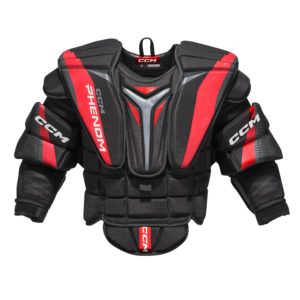 ABPHNM JR CCM PHENOM Goalie Arm & Body Black/Red S/M