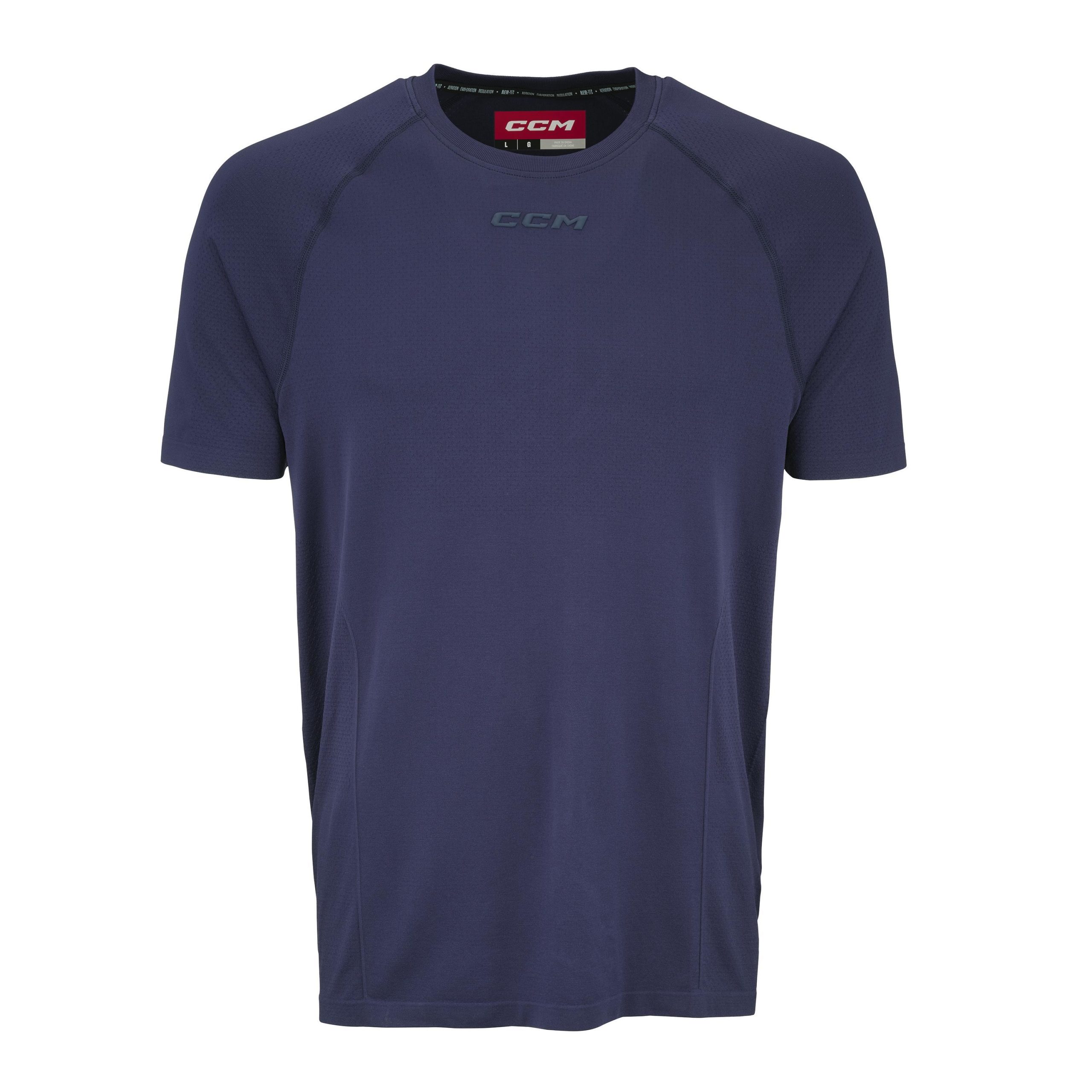 The CCM Premium Training Tee is designed to provide comfort and performance during intense training sessions on dry or ice.
