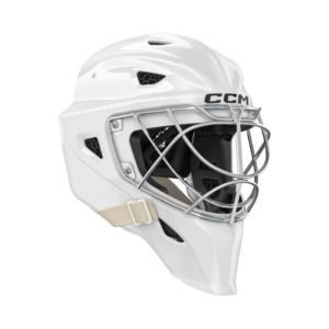 CCM AXIS XF Non-Certified Cat Eye SR Goalie Mask (L, White)