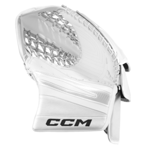 CCM EFlex 6.9 INT Goalie Catcher (White, Regular, INT)