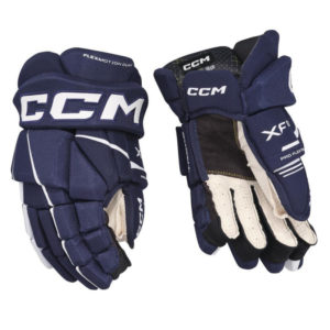 CCM Tacks XF80 JR Hockey Gloves (Dark blue (navy)/white (68), JR 10"/25 cm)