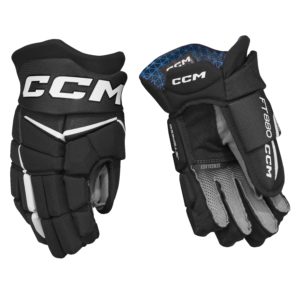 HGFT880 JR CCM JS Gloves Black/White 10