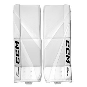 GPPHNM JR CCM PHENOM Goalie Pads White/White/White/White 26+1