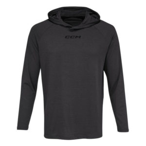CCM Long Sleeve Premium Training Hoodie (Black, M)
