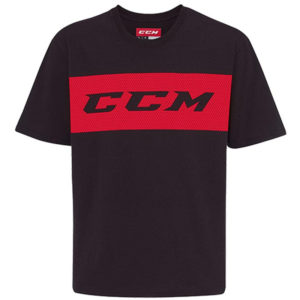CCM T7844 SS True 2 Hockey Tee SR (S, Black/red)