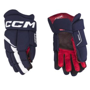 CCM NEXT SR Hockey Gloves (13''/33 cm, Bela/temno modra (navy))