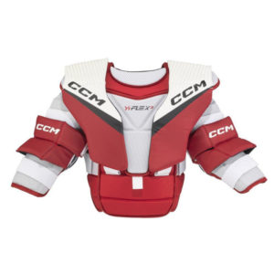 CCM YTFlex 3 YTH Goalie Chest Protector (Bela/rdeÄa, YTH S/M)