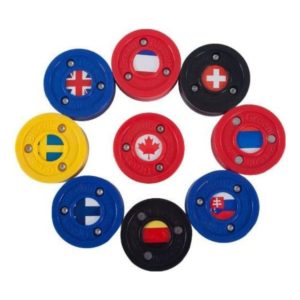 NATIONAL STICKHANDLING PUCK Green Biscuit Canada (Green Biscuit)