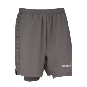 CCM SWV3TA 2 In 1 Short (XS, Temno siva (charcoal))