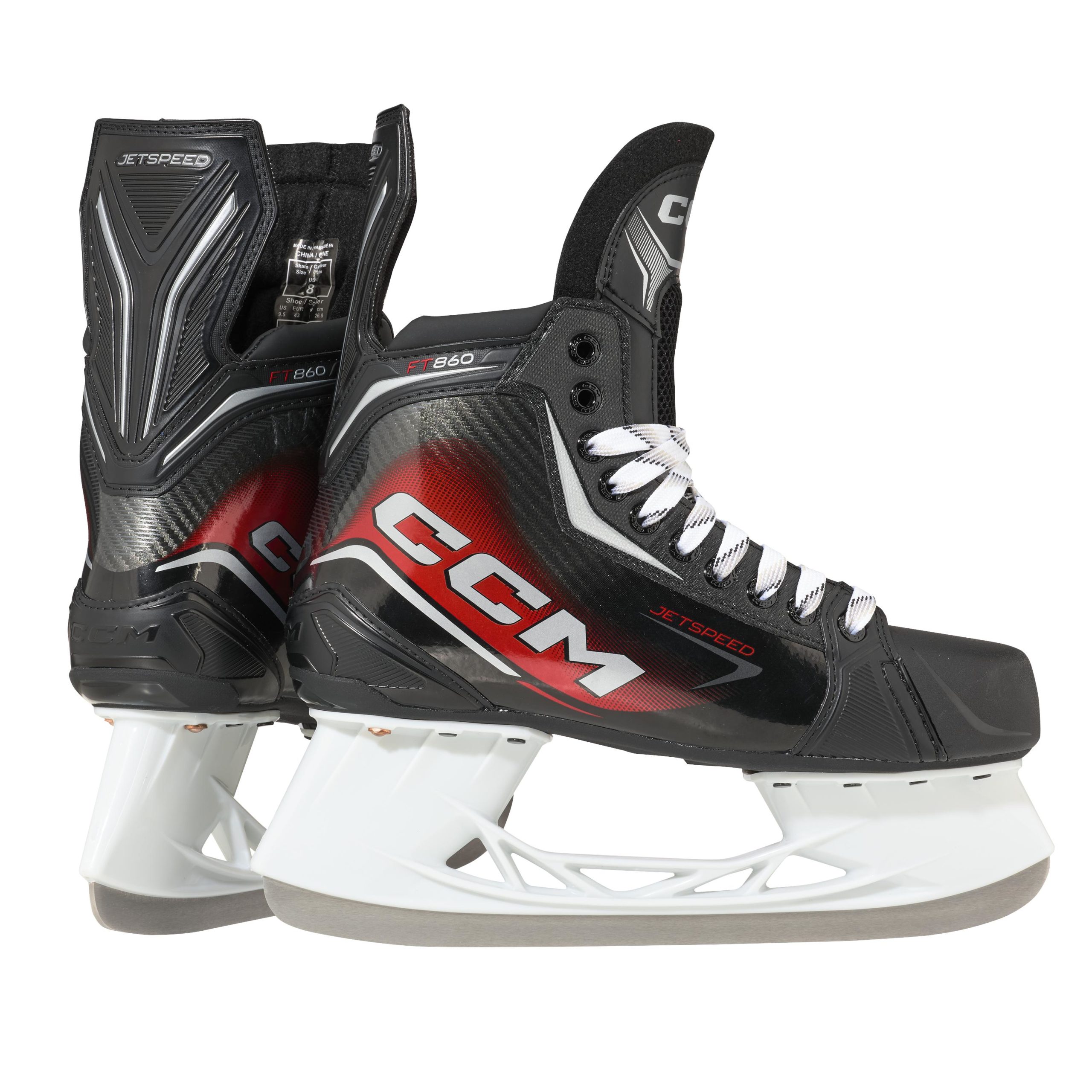 The JETSPEED FT860 skates offer performance, comfort, and durability.