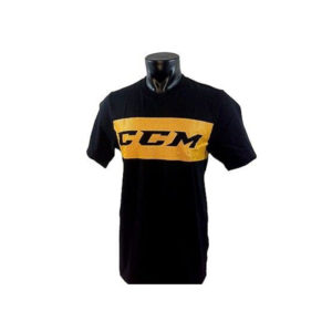 CCM T7844 SS True 2 Hockey Tee SR (S, Black/Yellow)