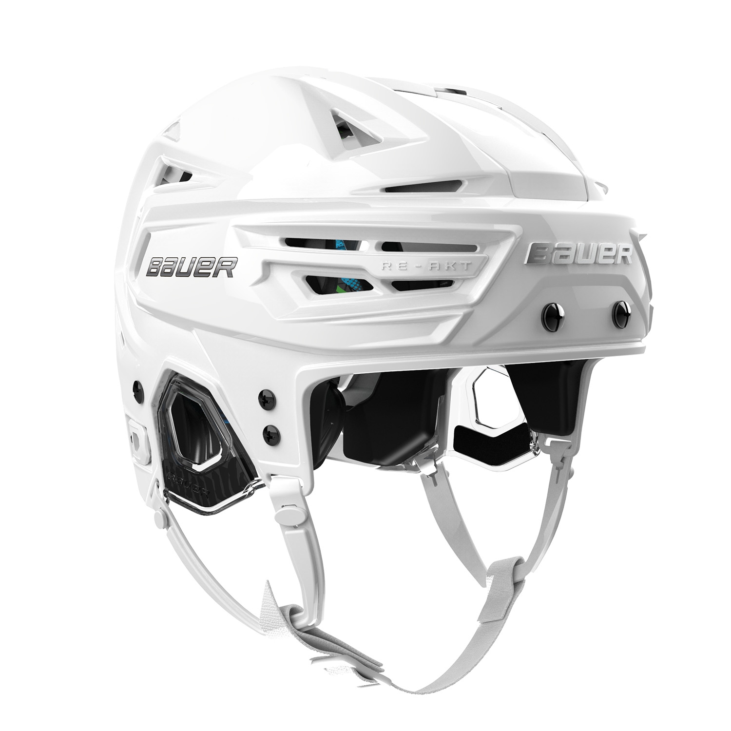 The Bauer RE-AKT 155 hockey helmet is designed for elite players looking for superior protection, comfort and flexibility. Key features of the helmet include four internally formed AV Form pads that allow multi-directional movement and adapt to different head shapes and effectively absorb impacts.