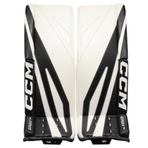 GPE7.5CC SR CCM EFX 7 7 Goalie Pads White/White/Black/Black 32+1