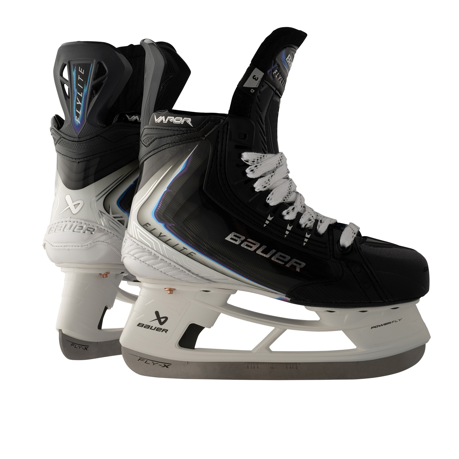 Engineered for elite-level agility and quickness, the Bauer Vapor FlyPro skates deliver pro-level performance with maximum energy transfer and an ultra-light fit.