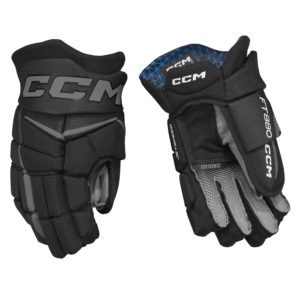 HGFT880 JR CCM JS Gloves Black/Black 10