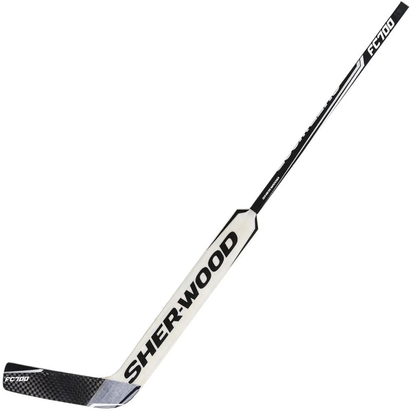 SHERWOOD FC700 SR Composite Goalie Stick (Black, Left, SR 25", 41) SHERWOOD FC700 SR Composite Goalie Stick (Black, Left, SR 25", 41)