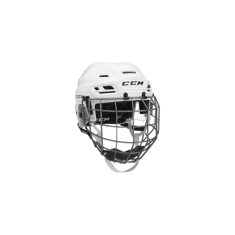 CCM Tacks 310 Hockey Helmet With Cage (L, White) CCM Tacks 310 Hockey Helmet With Cage (L, White)
