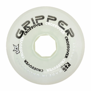 LABEDA Gripper Soft 4-pack Roller Hockey Wheels (White, 76 mm)