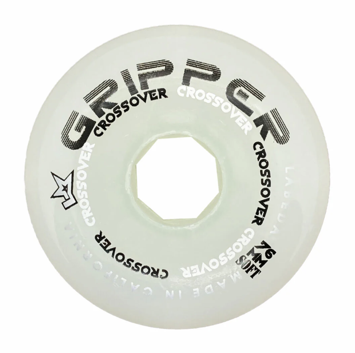 LABEDA Gripper Soft 4-pack Roller Hockey Wheels (White, 80 mm) LABEDA Gripper Soft 4-pack Roller Hockey Wheels (White, 80 mm)