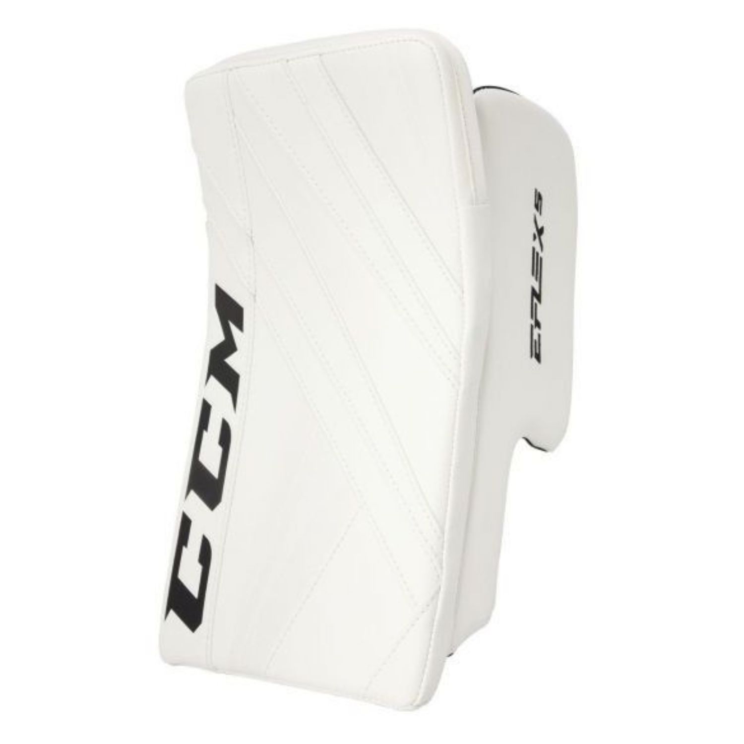CCM Extreme Flex 5 SR Goalie Blocker (SR, White, Regular) CCM Extreme Flex 5 SR Goalie Blocker (SR, White, Regular)
