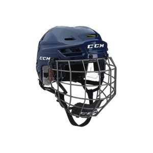 CCM Tacks 310 Hockey Helmet With Cage (Dark blue, M)