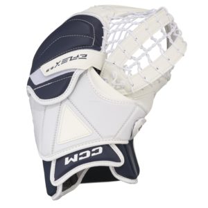 GME6.9CC SR CCM EFX 6 Goalie Catcher White/White/Navy/Navy FR