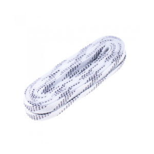 CCM Proline Team Wax Hockey Laces (White, 120"/305cm)