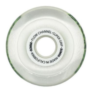 LABEDA Slime X-Soft 4-pack Roller Hockey Wheels (White, 76 mm)