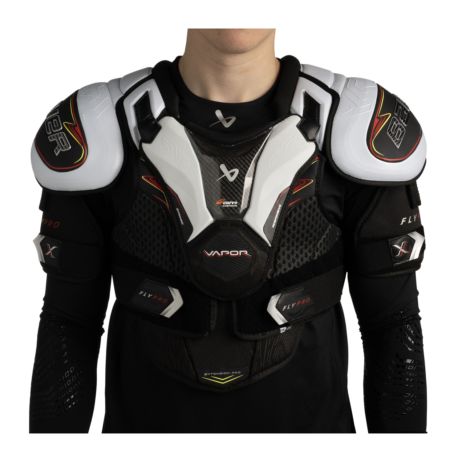 Advanced-level protection and flexibility â FlyPro shoulder pads are built to move with you.