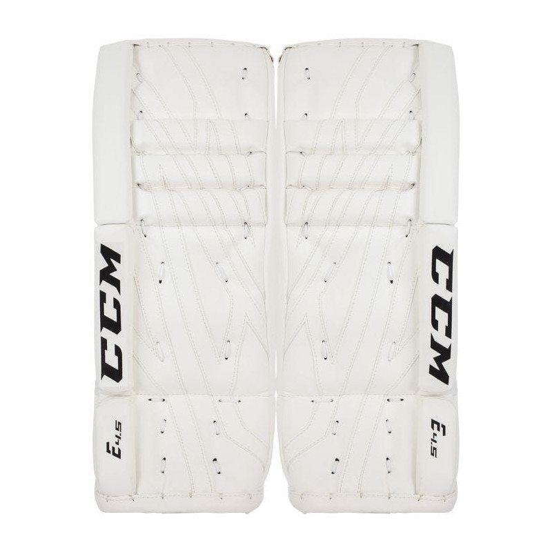 CCM EFlex 4.5 YTH Goalie Pads (White, 21") CCM EFlex 4.5 YTH Goalie Pads (White, 21")