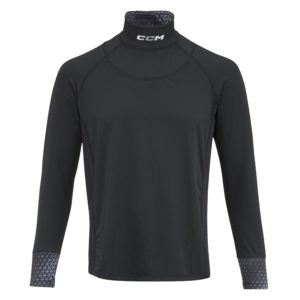 CCM TNG4BA MENS NECK GUARD LS TOP Black 2XL