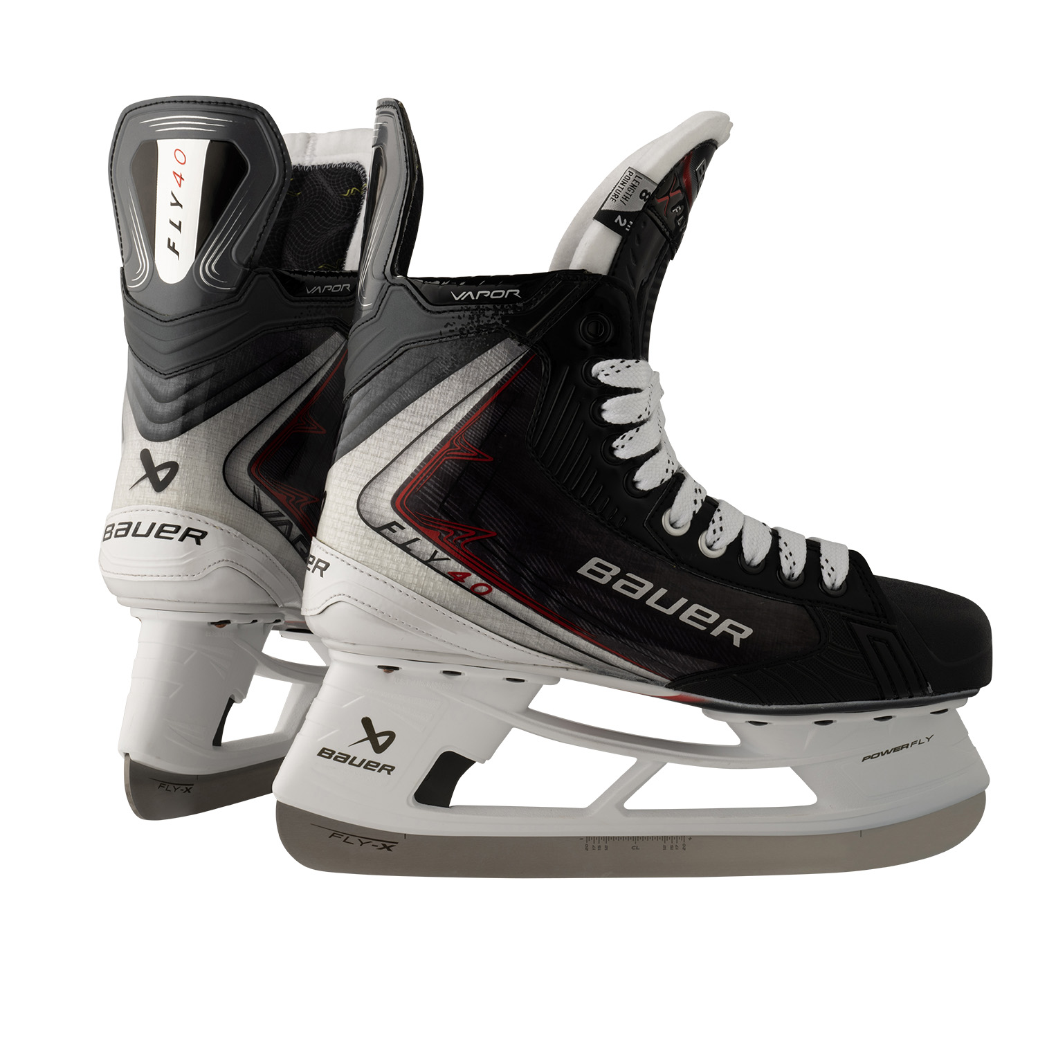 Affordable performance meets trusted Bauer Vapor fit in the Fly40 senior skates.