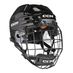 CCM Tacks 720 SR Hockey Helmet With Cage (Black, M)