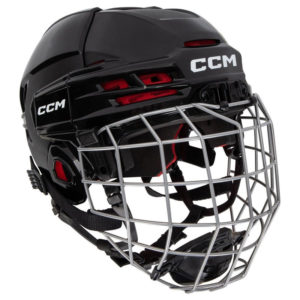 CCM Tacks 70 YTH Hockey Helmet With Cage (Ena velikost, Black)
