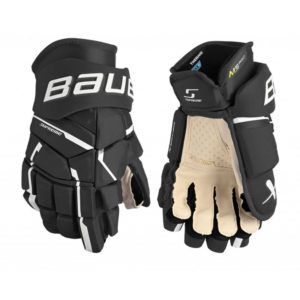 BAUER Supreme M5 Pro SR Hockey Gloves (Black/white, 14''/36 cm)