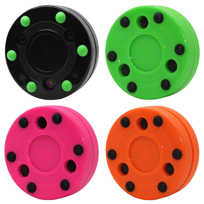 Puck for InLine Hockey GREEN BISCUIT (Orange) Puck for InLine Hockey GREEN BISCUIT (Orange)