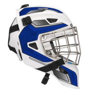 GFAF5DECC JR CCM GOAL MASK FACEMASK White/Royal OSFA (5489657)