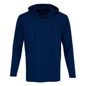 CCM Long Sleeve Premium Training Hoodie (Dark blue, S)