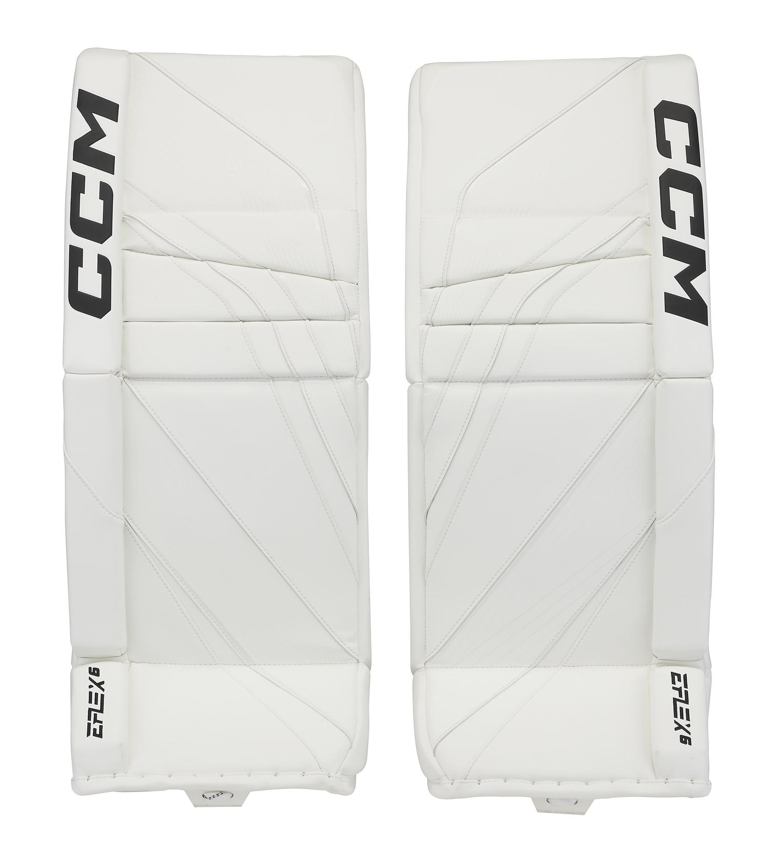 GPEFX6 SR CCM EFX 6 Goalie Pads White/White/White/White 34+1 (4779865) GPEFX6 SR CCM EFX 6 Goalie Pads White/White/White/White 34+1 (4779865)