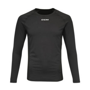 CCM Performance YTH Long Sleeve Top (Black, S)