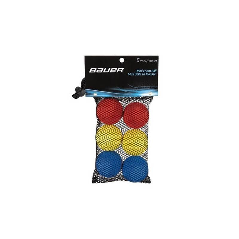 BAUER Mini Foam Balls 6-pack (hockey) BAUER Mini Foam Balls 6-pack (hockey)